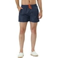 thumbnail image 7 of NOMADIC NOOK Men's Summer Solid Color Drawstring Waist Mesh Lining Bathing Swim Trunks 2 Pack, 7 of 7