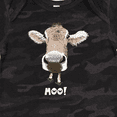 thumbnail image 4 of Inktastic Moo Cute Brown Holstein Cow Boys or Girls Baby Bodysuit, 4 of 5
