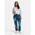 thumbnail image 2 of Disney Stitch Women's Graphic Jogger Pants, 29" Inseam, Sizes XXS-XXL, 2 of 5
