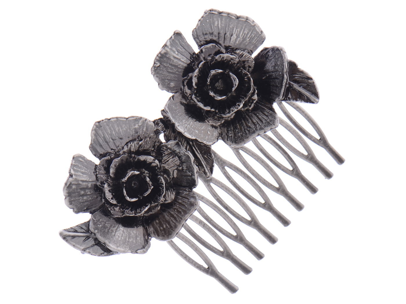 Wedding Floral Hair Pins Paper Flower Bobby Pins Flower Hair Pins Purple Rose Hair Pins