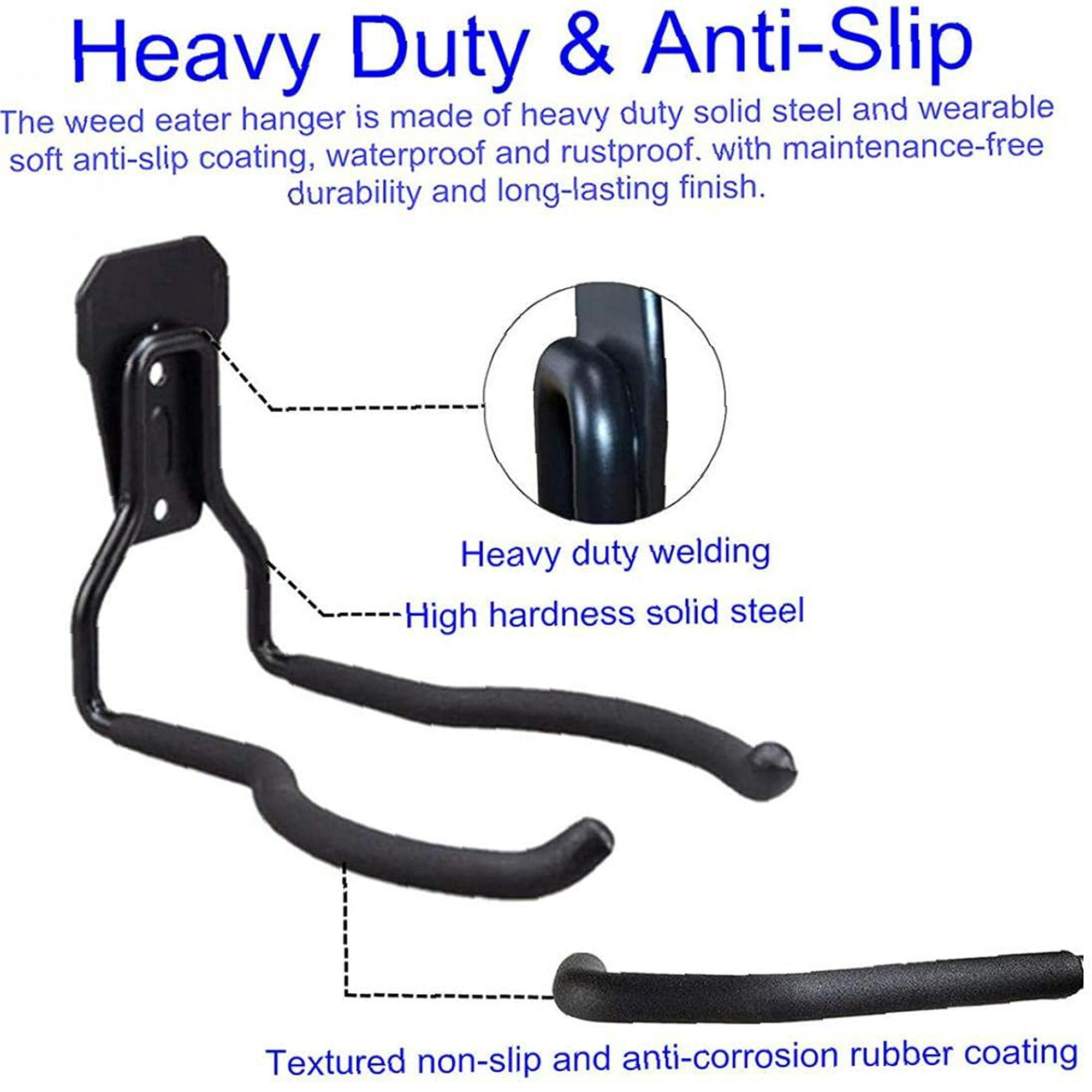 Garden Power Tool Hanger Weed Eater Rack String Trimmer Hanger Wall Mounted Hanging Hook Industrial Level Professional Walmart