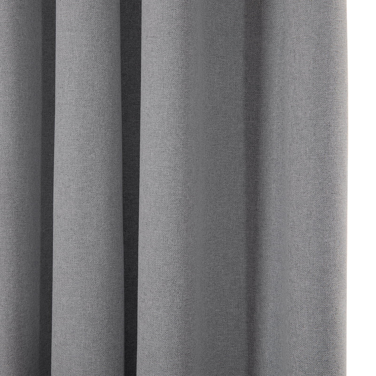 TWOPAGES 52 W X 96 L Inch Drape Blackout Pinch Pleated Light Blocking Curtain for Kid's Room, 1 Panel, Grey