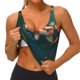 thumbnail image 3 of Balery Koi Pond Lilies Sujetadores deportivos con espalda cruzada para mujer, acolchados, sin costuras, de alto impacto, ideales para yoga, gimnasio, entrenamiento y fitness.-Medium, 3 of 8