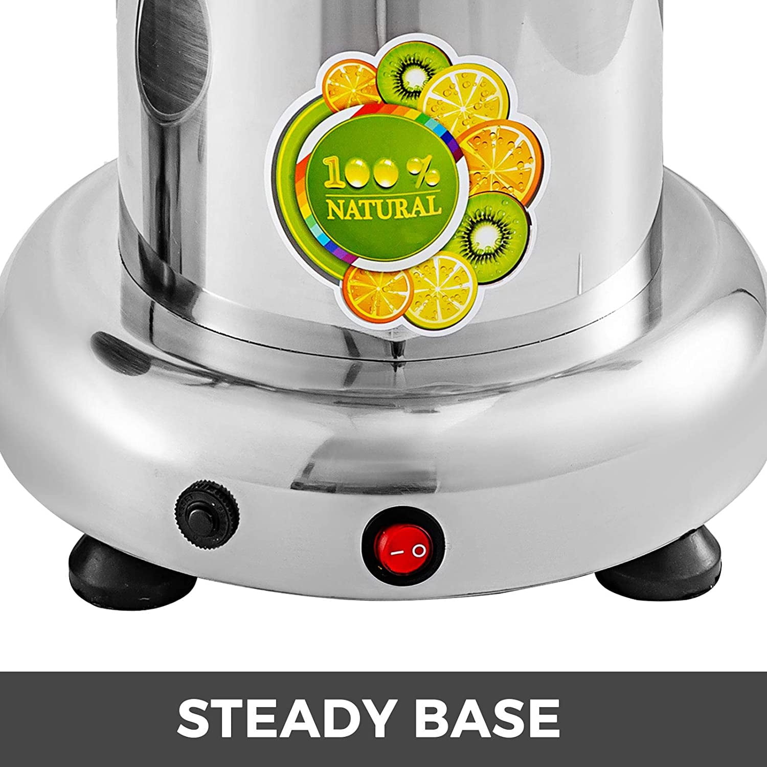 KFFKFF Commercial Juice Extractor Heavy-Duty Juicer with Durable Aluminum and Stainless Steel Design for Efficient Fruit and Vegetable Juicing