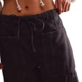 thumbnail image 4 of RUTAYY Women's Pants Solid Color Relaxed Fit Low Rise Straight Leg Casual Jeans Comfortable Everyday Wear with Pocket Trendy Travel Trousers, 4 of 6
