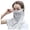 Gray, variant on Women's Printed Ice Silk Scarf, Sun Protection Neck Gaiter and Face Cover, Lightweight UV Scarf for Summer, Fashion Thin Scarf for Outdoor Activities and Travel-Beige