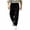 Black, variant on Guluxicc Athletic Pants for Men Elastic Waist Drawstring Long Straight Leg Trousers for Gym Workout Everyday Summer Fall