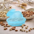 thumbnail image 6 of Easter Glass Candy Dish with Lid Covered Candy Bowl Glass Bunny Jar Candy Servers for Easter Holiday Office Home Kitchen Table Desk (Blue), 6 of 6