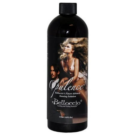 Pint 16oz Belloccio OPULENCE Premium Best DHA Sunless Spray Tan Tanning (Best Oil To Tan With)
