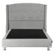 thumbnail image 2 of Box Base Cama Individual + Cabecera Zefyr Plata Dicasa  Niza, 2 of 8
