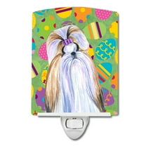 Shih Tzu Easter Eggtravaganza Ceramic Night Light