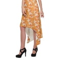thumbnail image 3 of Moomaya Printed High-Low Style Sleeveless Dress For Women With Halter Neck, 3 of 5