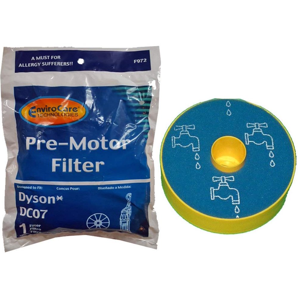 Dyson DC07 Primary Washable Blue Foam Filters, Generic For Dyson Part