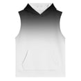 thumbnail image 2 of Kiijoy Toddler Boys Gradient Hooded Sweatshirt Summer Active Sleeveless Hoodie Top, 3-4 Years, 2 of 4