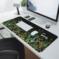thumbnail image 3 of Extended Gaming Mouse Pad (35.5x16 in), Stable Rubber Base Large Mouse pad with Stitched Edges, Keyboard Mouse Mat Desk Pad for Work, Game, Office, Home \u2013 Weeds, 3 of 6
