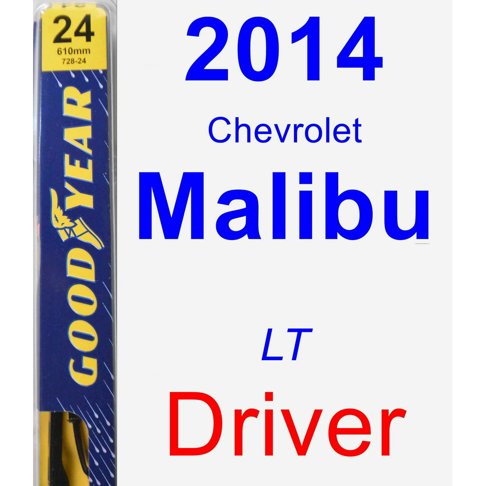 2014 Chevrolet Malibu (LT) Driver Wiper Blade - Premium - Walmart.com - Walmart.com 2014 Chevy Malibu Lt Wiper Blade Size