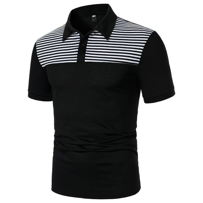Where to buy top black collared shirts