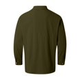 thumbnail image 4 of Men's Loose Classic Lapel Multi Pocket Button Down Long Sleeve Work Shirt for Spring Fall Industrial Style,Army Green,L, 4 of 7