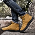 thumbnail image 5 of NOKIO Men'S Snow Exploration Boots Men's Snow Boots Fashion Casual Sneakers Breathable Flat Bottom Casual Shoes Winter Padded Warm Men's Boots Men'S Thermal Snow Boots, 5 of 5