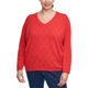 thumbnail image 1 of Suéter rojo Tommy Hilfiger Mujer Argyle Pullover 3X, 1 of 1