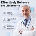 thumbnail image 6 of Cooling Eye Mask for Puffy Eyes: Fsa Eligible Items Hsa, Ice Eye Pack for Migraine After Surgery Relief - Reuable Cold Compress for Headache Puffiness - Comfortable Perfect Fit Gel Sleep Mask, 6 of 14
