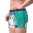 thumbnail image 2 of Gukieu Happy easter Print Men's Boxer Briefs, High Elastic Moisture Wicking Boxer Briefs Underwear-XX-Large, 2 of 5