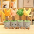thumbnail image 5 of Lifelike Plush Fortune Tree Toy Stuffed Pine Bearded Trees Bamboo Potted Plant Decor Desk Window Decoration Gift For Home Kids, 5 of 5