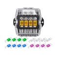 thumbnail image 3 of Bunblic Fused Distribution Block Car Audio UTV Car RV Stereo Amp Replaces with Fuses 2 In 4 Out, 3 of 8