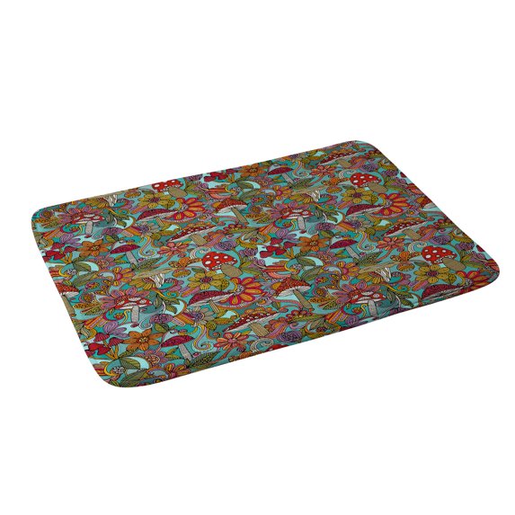 Society6 Valentina Ramos Little Mushrooms Bath Mat 34" x 21"