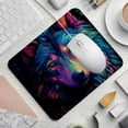 thumbnail image 2 of Wolf Printed Square Gaming Mouse Pad, Non-Slip Rubber Bottom Mouse Mat for Office, 8.3x9.8 Inch, 2 of 6