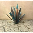 thumbnail image 3 of Rungungde 25“ Tequila Rustic Art Sculpture, DIY Metal Agave Plant Outdoor Garden Statue Decorations, Metal Tequila Hand Painted Statue Ornaments with 9 Leaves for Garden Yard Patio Decor, 3 of 15