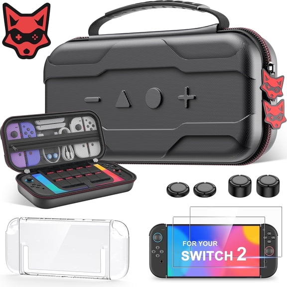 Beboncool Switch 2 Carrying Case Compatible with Nintendo Switch 2 Accessories