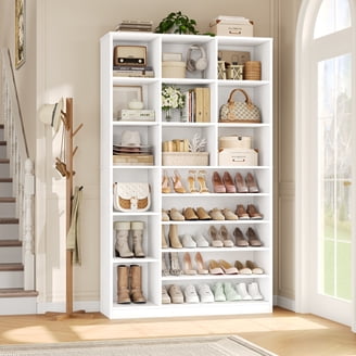 Ikea STÄLL Shoe cabinet with 3 compartments, white 2206.23262.204