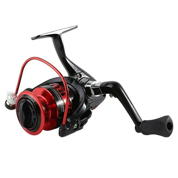 Fishing Reel 1000 Folding Rocker Wheel Single Handle Fishing Reel 5.2:1 Reel Full Metal Wire Wheel