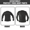 thumbnail image 5 of Motoforti Size XL Black Bike Motorcycle Riding Protective Full Body Armor Jacket for Skateboarding Skiing, 5 of 7