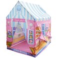 thumbnail image 4 of Retrok Kids Playhouse with Roll-up Door Colorful Cute Playhouse Tent Large Size House Play Tent Detachable Foldable Castle Easy to Assemble for Boys Girls Indoor Outdoor Game 40.5×36.6×27.5in, 4 of 12