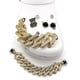 thumbnail image 2 of Cadena de moda Zapatos Encantos Diseñador Croc Charms Bling Rhinestone Chica Cristal diamante joya Decoración Metal Perla AccesoriosEstados Unidos Gao Jinjia LED, 2 of 2