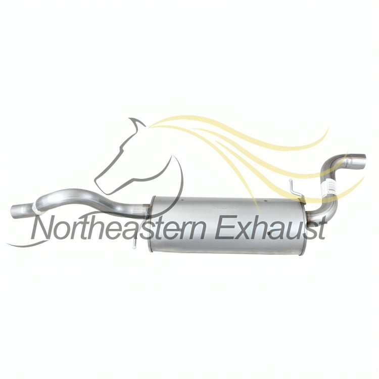 Stainless Steel Exhaust Muffler Fits 2008-2010 Dodge Grand Caravan 3.3L, 3.8L & 4.0L - Direct Fit