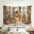 thumbnail image 4 of SOFIKAANMU Christmas Tapestries, Various Designs And Patterns, Winter Snow And Forest Tapestries, Bedroom And Dormitory Home Decor Tapestries, 6 Sizes, 80 X 60 Inches., 4 of 7