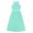 Mint Green, variant on Alvivi Girls Sleeveless Floral Lace Maxi Romper Dress Pageant Birthday Party Gown 4-16