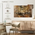 thumbnail image 5 of Elephant Stock Sophisticated Crystal Chandelier Wall Art - Horizontal Canvas Wall Art - Living Room Wall Decor - Decor Elements Canvas - Orange And Brown Decor - 39" x 26", 5 of 8