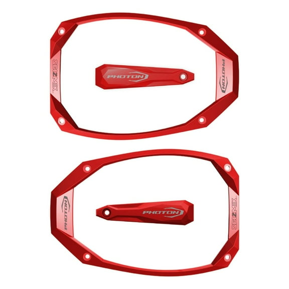 UTV Color Trim Kit for SEIZMIK Photon Series Side View Mirrors | Red | Universal Fit