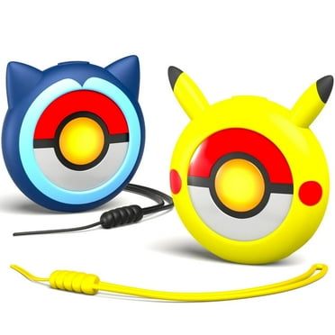 Pokemon GO Plus  Silicone Protective Case Cover Shell with Lanyard Strap (2 Cases) - Blue and Yellow