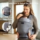 thumbnail image 3 of Momcozy Portabebé Cangurera Bebé Recién Nacido, Portabebés Ergonómico, Cómodo Y Ligero Para 3,5-10,5 kg, Soporte Para El Cuello Ajustable Con Parasol, Malla Transpirable, Gris Oscuro Modelo CR02, 3 of 10