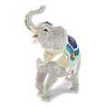 thumbnail image 2 of Jere Luxury Giftware Bejeweled BAKUL Full Crystal White Elephant Pewter and Enamel Trinket Box and Matching Pendant Charm, 2 of 4