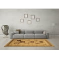 thumbnail image 3 of Ahgly Company Indoor Square Abstract Brown Contemporary Area Rugs, 5' Square, 3 of 4
