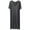 Nightgowns for Women-Dark Gray, variant on Meichang Long Nightgowns for Women V Neck Nightshirts Short Sleeve Soft Sleepwear Sleep Dress Soft Long Nightdress