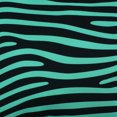thumbnail image 4 of Everything Comfy Zebra Print Decorative Throw Pillow, 16x16 Inch, Teal/Black,, 4 of 4