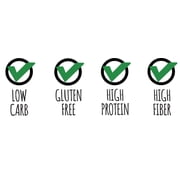 Protein Chips, 14g Protein, 3g-4g Net Carbs, Gluten Free, Keto Snacks, Low Carb Snacks, Protein Crisps, Keto-Friendly, Made in USA (Barbecue, 1 Pack)