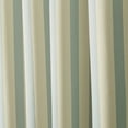 thumbnail image 2 of Quality Home Biscuit Sky Blue Vertical Stripe Room Darkening Nickel Grommet Curtain Pair, 2 of 3